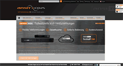 Desktop Screenshot of ansit-com.de